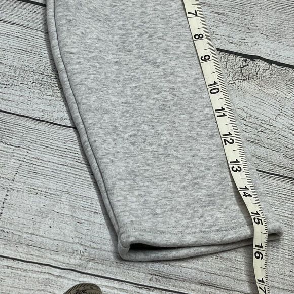 Athleta Cozy Karma Back Zip Sweatshirt‎ Dress Stretch Grey Petite Sz M - Picture 10 of 10